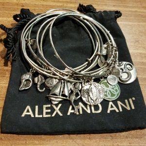 Alex and Ani bundle of 7